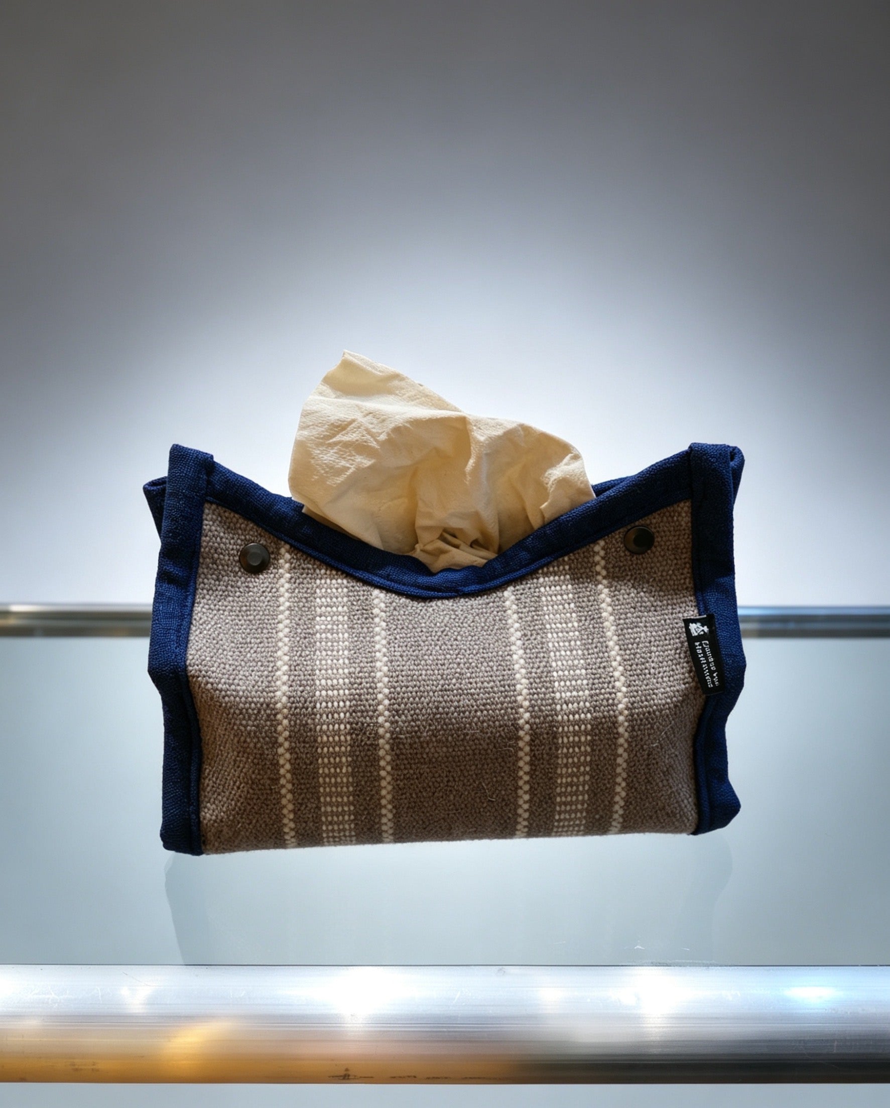 Artisanal Tibetan Yak Wool Tissue Box Cover