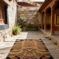 Traditional Tiger Rug སྲོལ་རྒྱུན་སྟག་གདན་གྲུམ་རྩེ