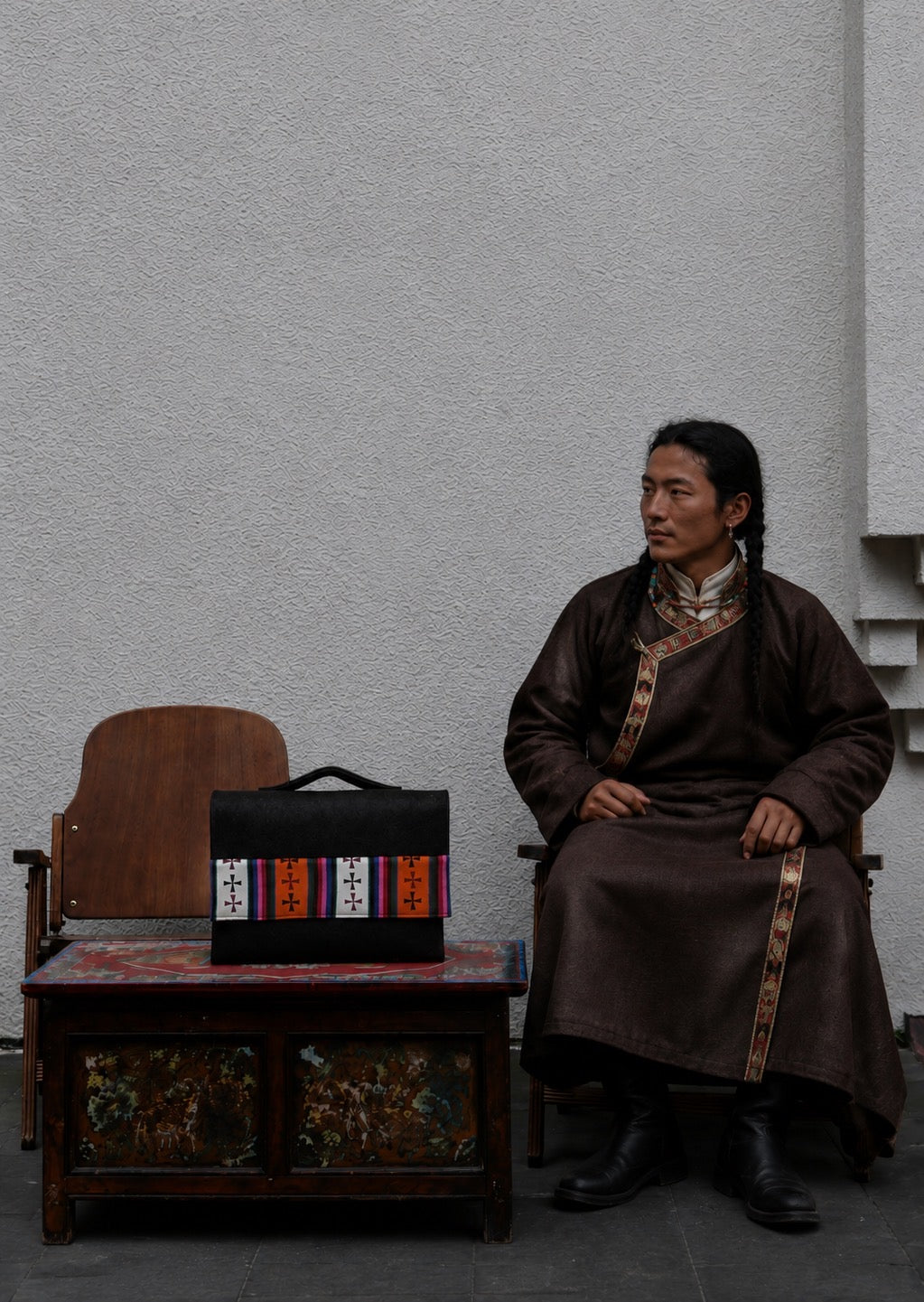 Nomad Tibetan Wool Felt Laptop Case | Handcrafted Heritage Collection