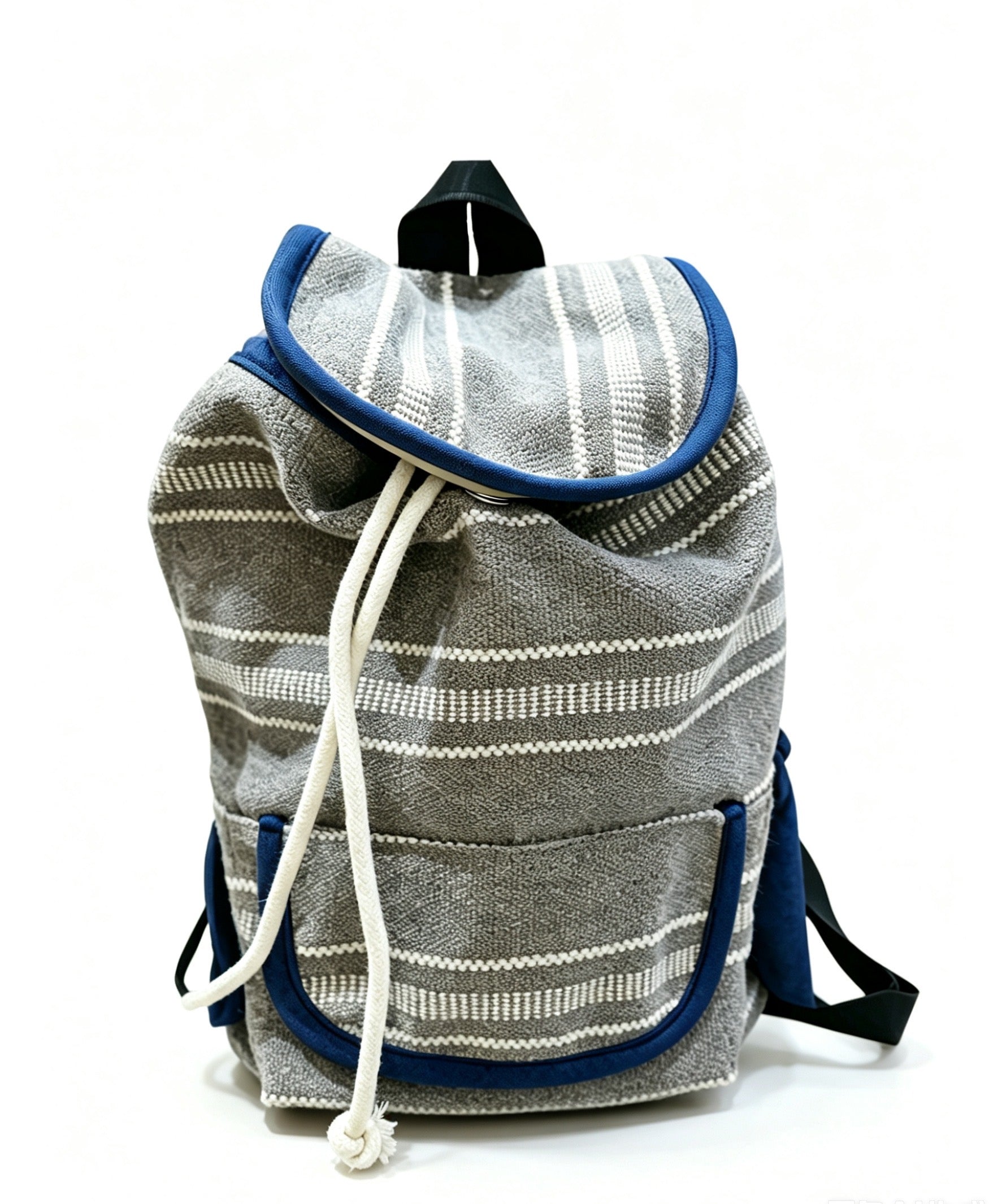 Yak Wool Handwoven Backpack, Unisex Tibetan Fiber Travel Knapsack, Soft Warm Daily Rucksack